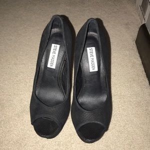 Steve Madden Black Stilettos